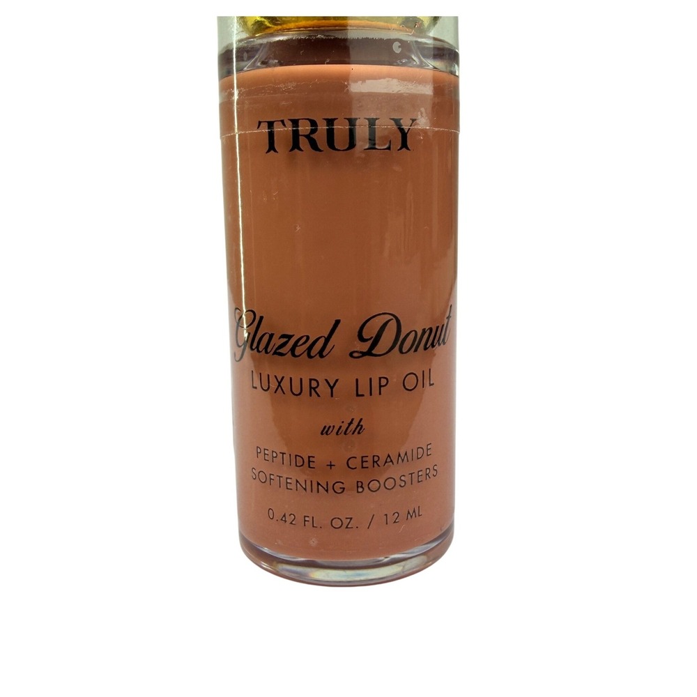 Truly Glazed Donut Luxury Lip Oil with Peptide + Ceramide 0.42 fl oz Sealed - Picture 2 of 4